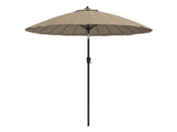 Parasol, Parasols Vidaxl Cinzento-acastanhado Tecido (n/a)