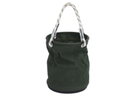 Cubo De Lona 40x30cm 30kg Carga Portátil Com Fundo Plástico Pregos Parafusos Organizador De Ferramentas Para Manutenção Verde