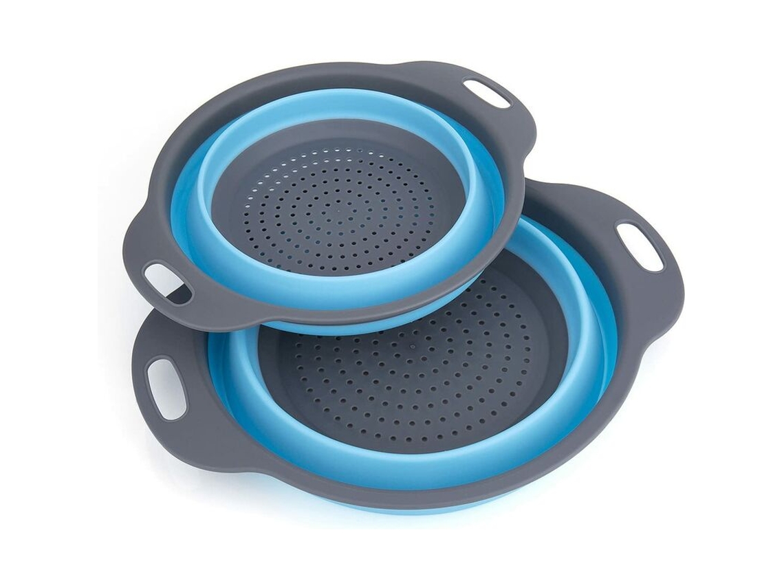 O Novo Coador De Silicone Dobrável, Coador Dobrável Para Frutas, Cesto De Cozinha, Coador De Dobrável
