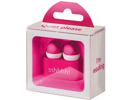 Tampões Ouvidos Silicone  Sshhh! Rosa