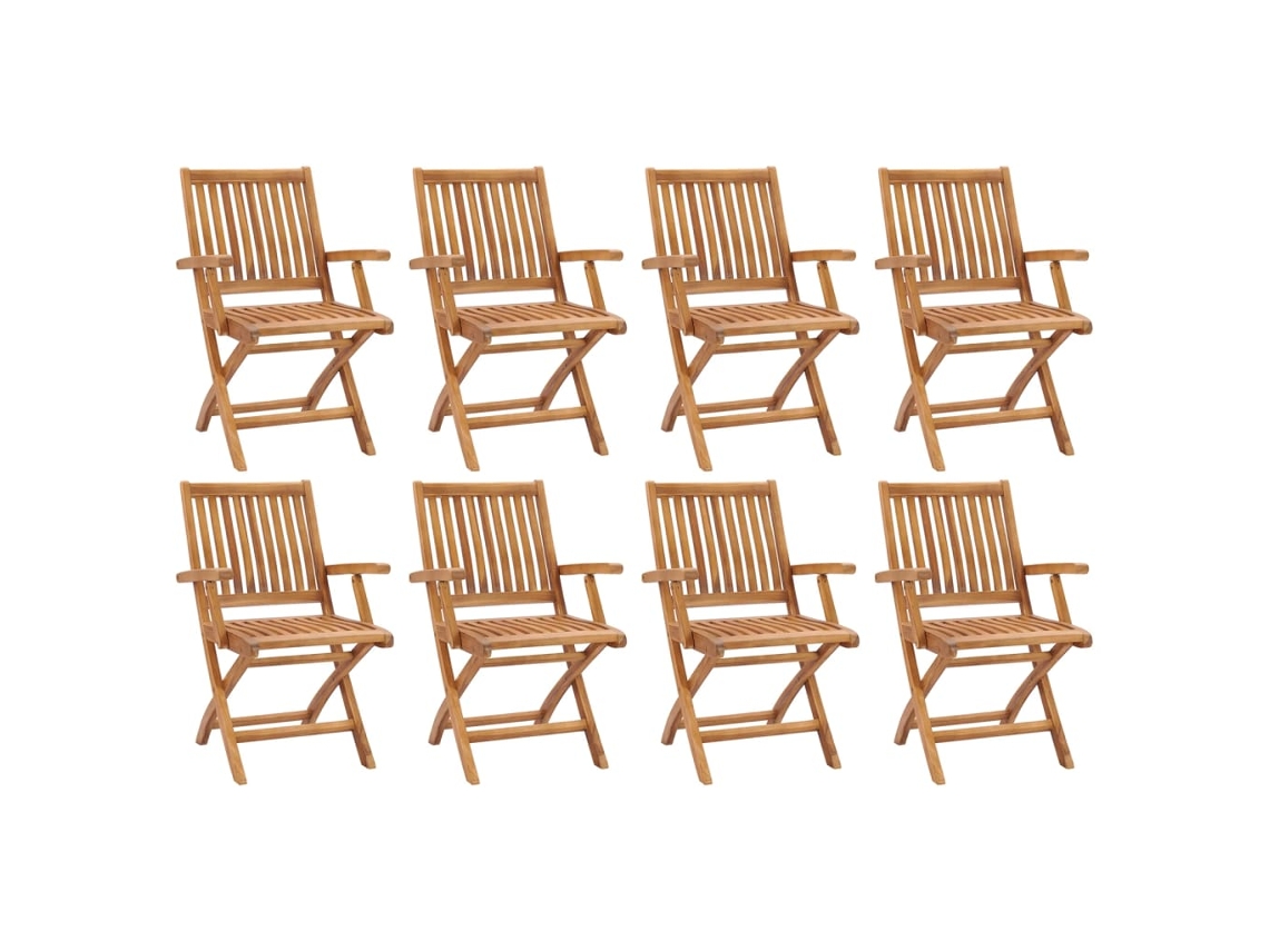 Folding Chair, Folding Chairs Vidaxl Marrom Madeira (n/a)