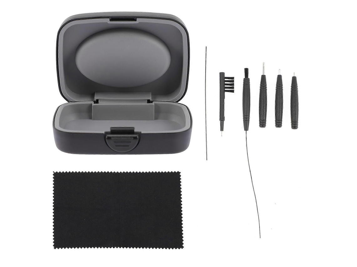 1 Conjunto de Escova de Limpeza para Aparelho Auditivo Retroauricular com Estojo TAISHENGDA (bte)
