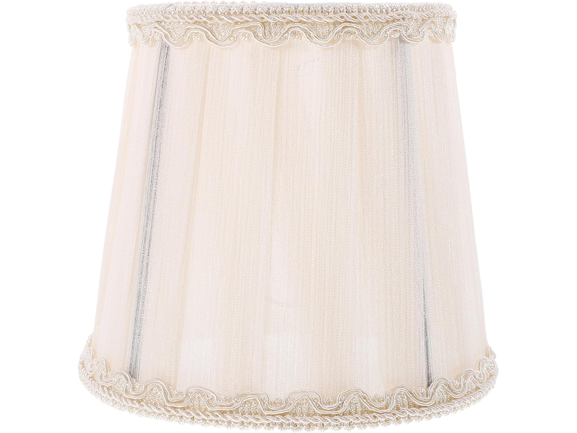 Estilo Simples para Lâmpada E14, Fácil de Instalar em Tecido Bege, Suaviza a Luz para o Quarto e SFUSHOS