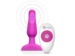 Estimulador B-VIBE Plug Anal Com Comando (Rosa)