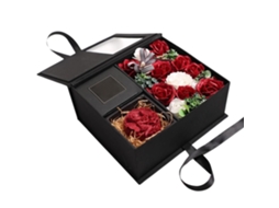 Caja De Regalo De Rosas Románticas Para Ocasiones Especiales