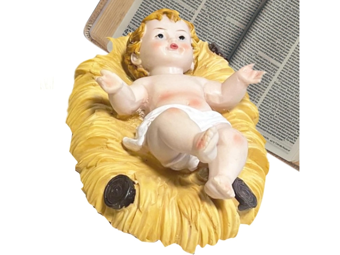 Enfeites Presépio Natal Decorações Escultura Jesus Decoração Escritório Natalina Centro Peitoril Janela Mesa GOKOCO