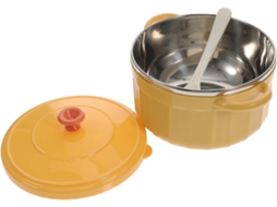 Tigela Para Ramen Kesyoo Em Aço Inoxidável Com Tampa, Grande Capacidade, Fácil De Limpar E Armazenar, Ideal Para