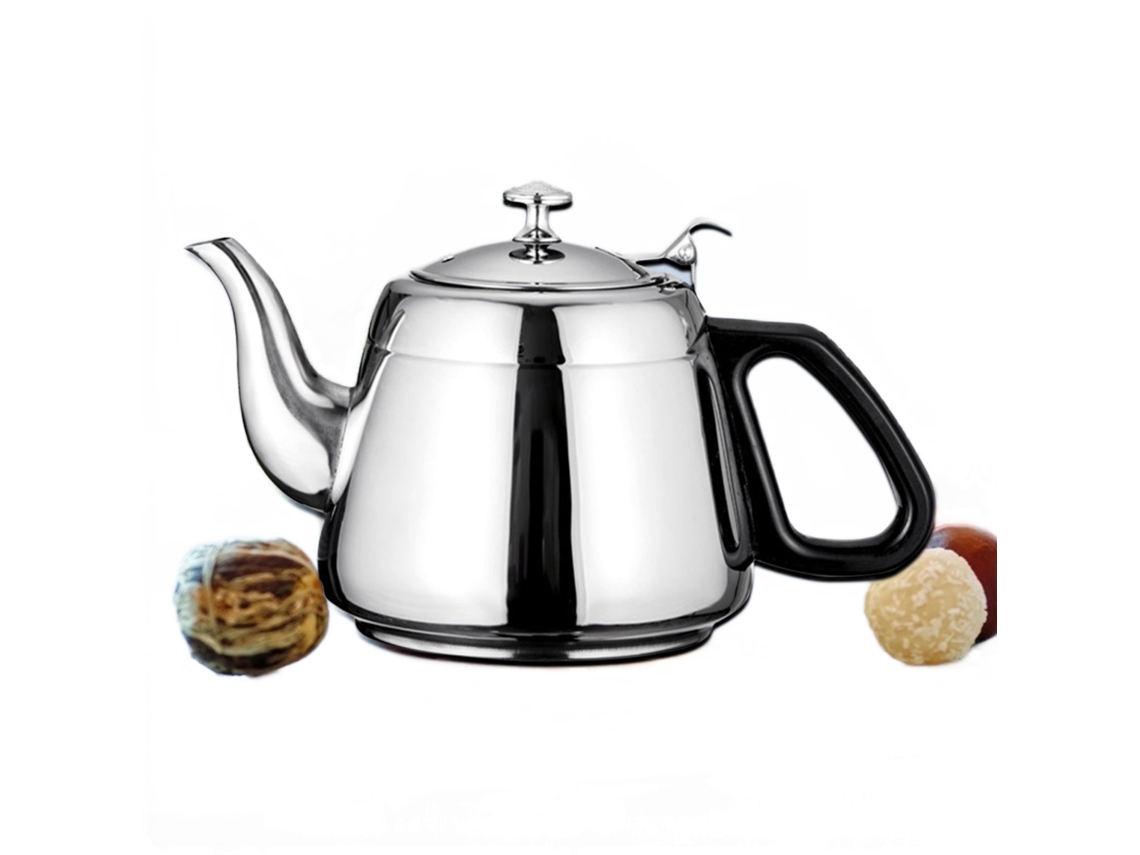 Chaleira XGF 2L Prateado Infusor Metal Coffee