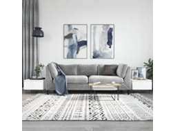 Vidaxl Mesas De Centro 2pcs 50x46x35cm Deriv. Madeira Branco Brilhante