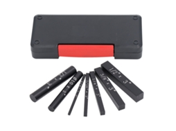 7pcs Bloques De Ajuste Com Medidas De Alumínio Anodizado Preto Ferramenta De Carpintaria Para Madeira