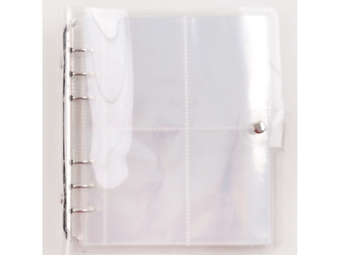 2026 álbum de Fotos Transparente de Hojas Sueltas Con Gran Capacidad, Portátil, Color Jelly Y Funda Pvc para Tarjetas Fotográficas Mini