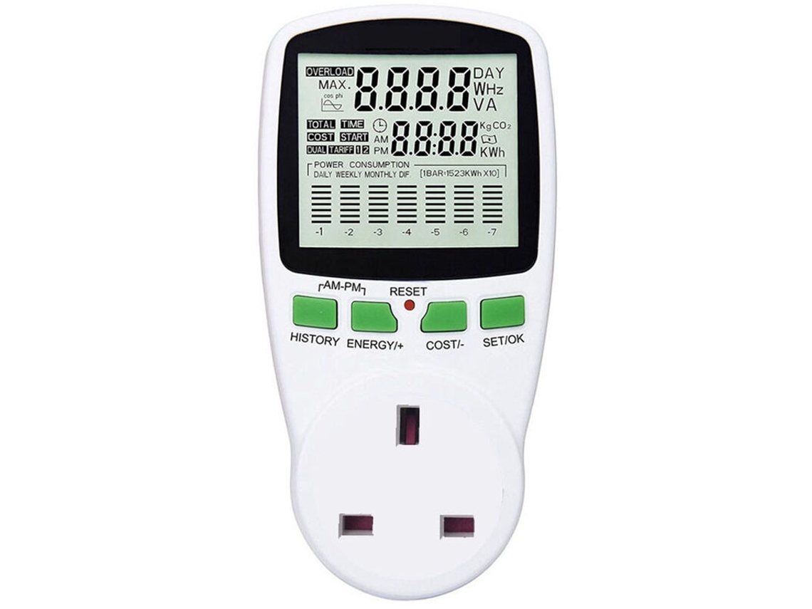 Medidor de eletricidade multifuncional Brilvibera
