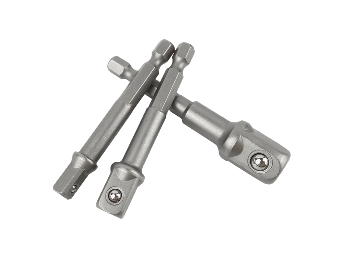 Kit de Ferramentas de Bit de Extensão Quadrada com Cabo Hexagonal (3pcs)
