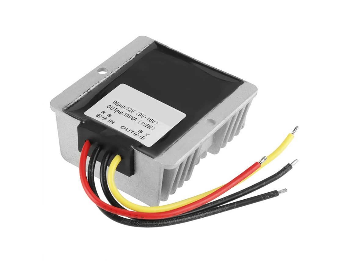 Módulo conversor DC12V para DC19V, 8A, 152W, boost, IP67