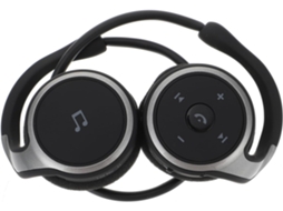 Fones De Sem Fio 4.1, Com Design E Gancho Ideais Para Em Abs Preto