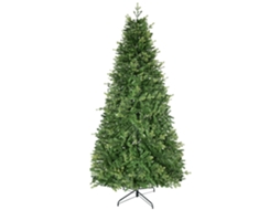 Árvore De Natal Artificial E À Prova De Fogo Para Interiores, Com 2056 Ramos E Base De Metal, Ø124x228 Cm, Verde.
