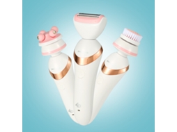 Kit De Dispositivo De Beleza Facial Sonaxpro 3 Em 1: Barbear Feminina, Massagem E Limpeza De Pores Elétrico