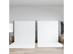 Vidaxl Suportes Para Fundos Fotográficos 2 Pcs 254x243 Cm Aço Preto