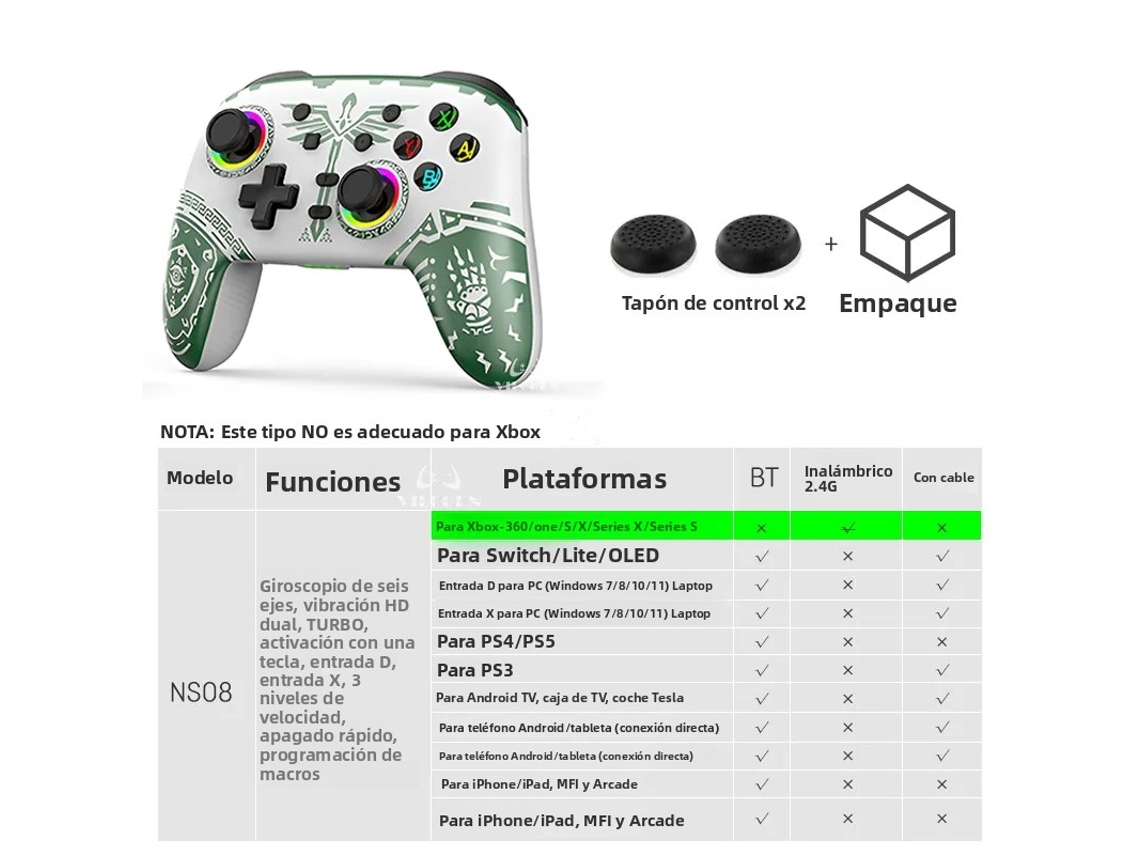 CONTROLE PARA CELULAR COM TELESCÓPIO, FUNÇÃO TURBO MDUG