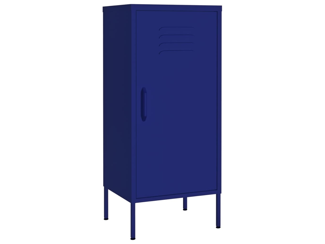 Armário Arrumação Aço 42,5x35x101,5 cm Azul Marinho MAISON EXCLUSIVE