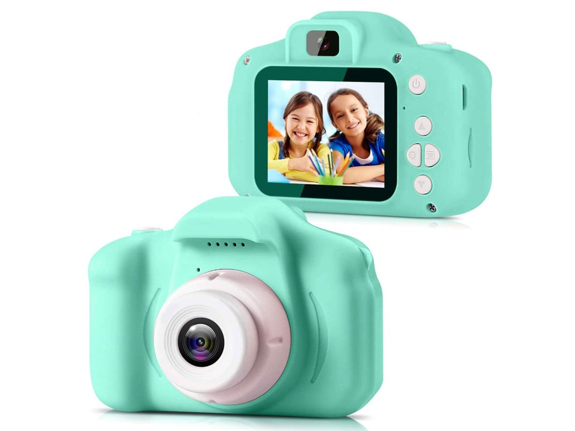 Máquinas Fotográficas Compactas TURMIN X2 Nível de Entrada de Crianças 2 Polegadas 13Mp Crianças Presente Verde