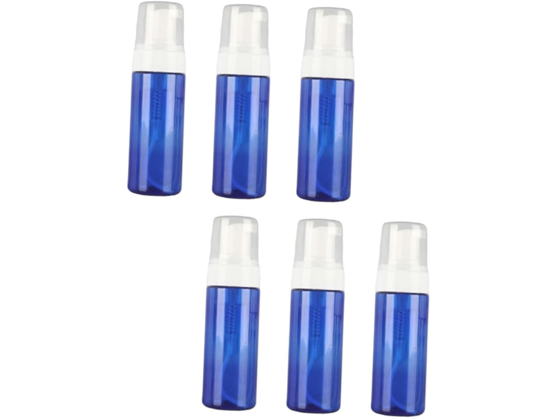 Conjunto De 6 Peças De Frascos Dispensadores De Cosméticos Para Espuma E Frascos Com Bomba Recarregável Para Espuma.