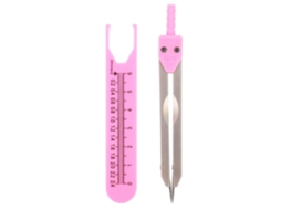 Eletrocardiógrafo Para Estudantes De Medicina, Em Plástico Rosa, Com
