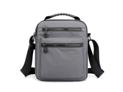 Bolsa Transversal Masculina Vintage, Bolsa De Ombro Mensageiro, Bolsa De Viagem, Cinza Sziqiqi