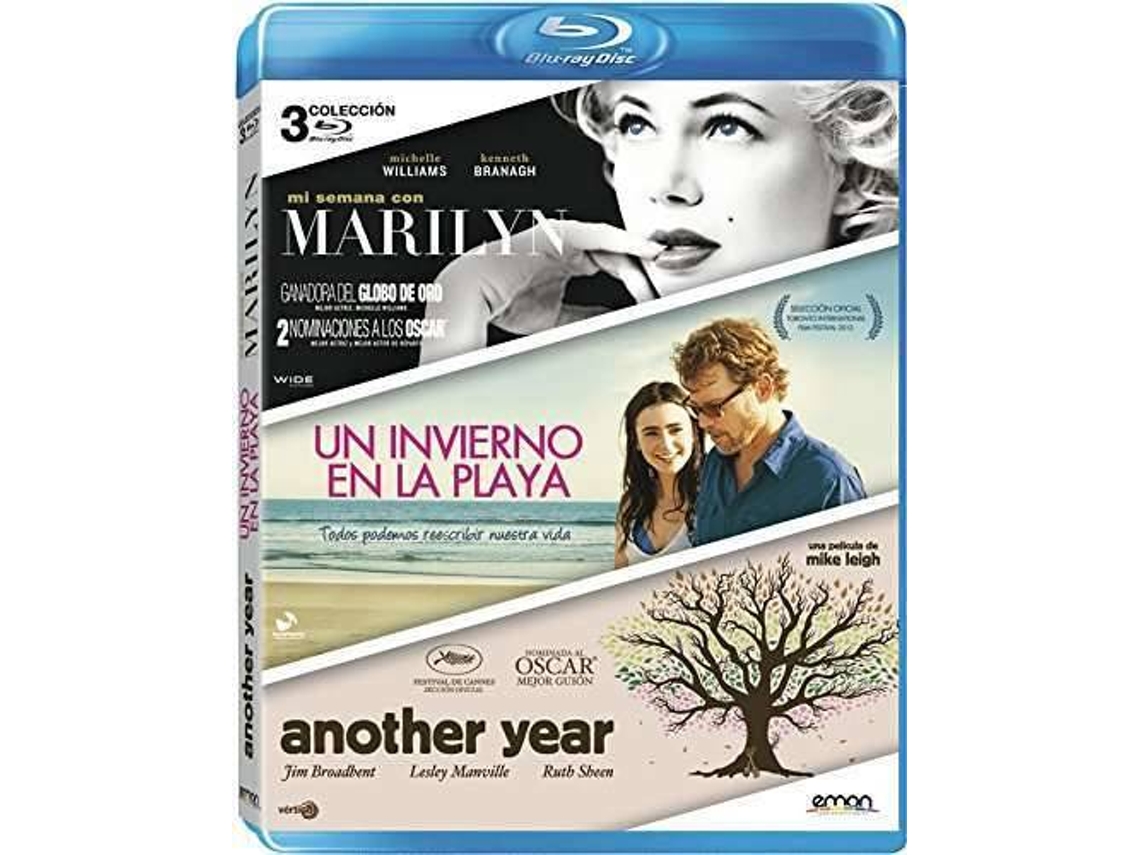 Blu-Ray My Week with Marilyn + Stuck in Love + Another Year /  Mi Semana Con Marilyn + Un Invierno En La Playa + Another Year (Edição em Espanhol)