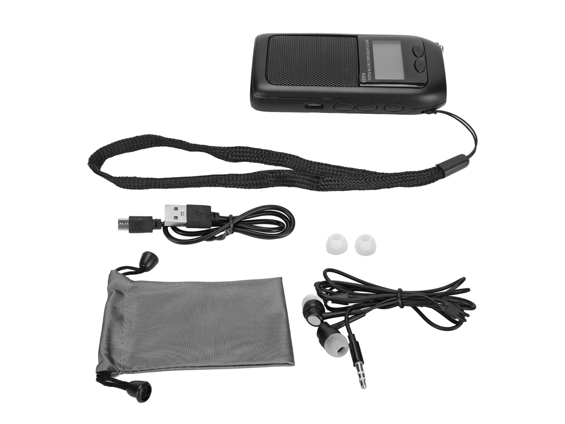 Radio Digital de Bolsillo Mini FM MW SW, Compatible con MP3, para Correr y Ejercicio S/MARCA