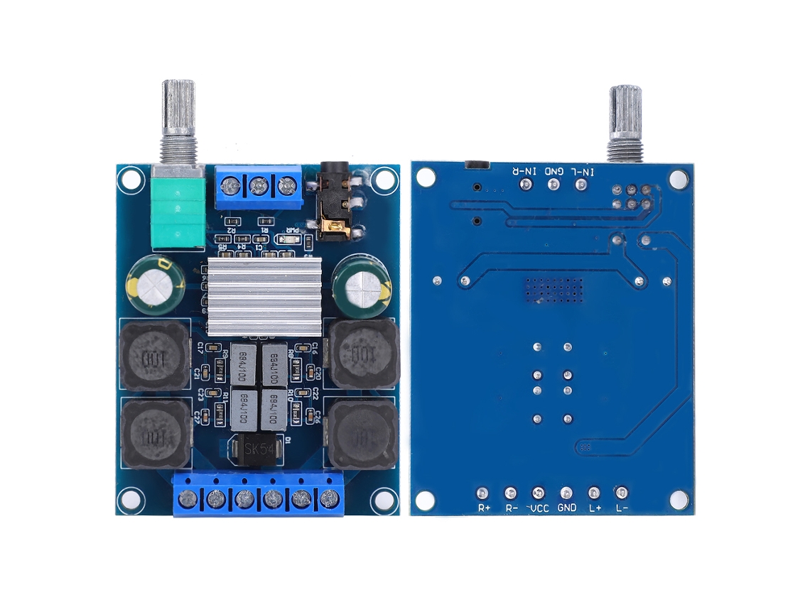 Placa Amplificador Digital de 2 Canais TPA3116D2 2x50W DC4.5‑27V