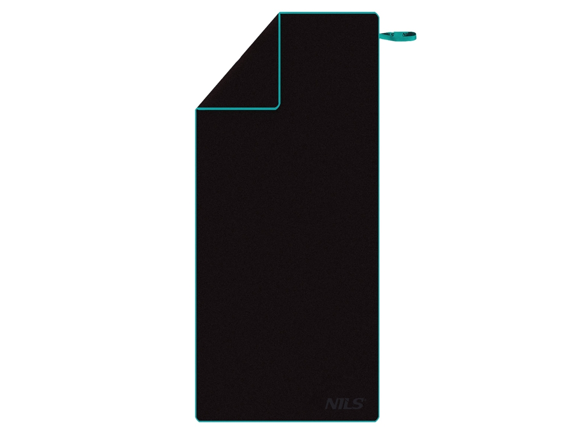 Toalha de Microfibra Preta, 200x90 Cm BRILVIBERA