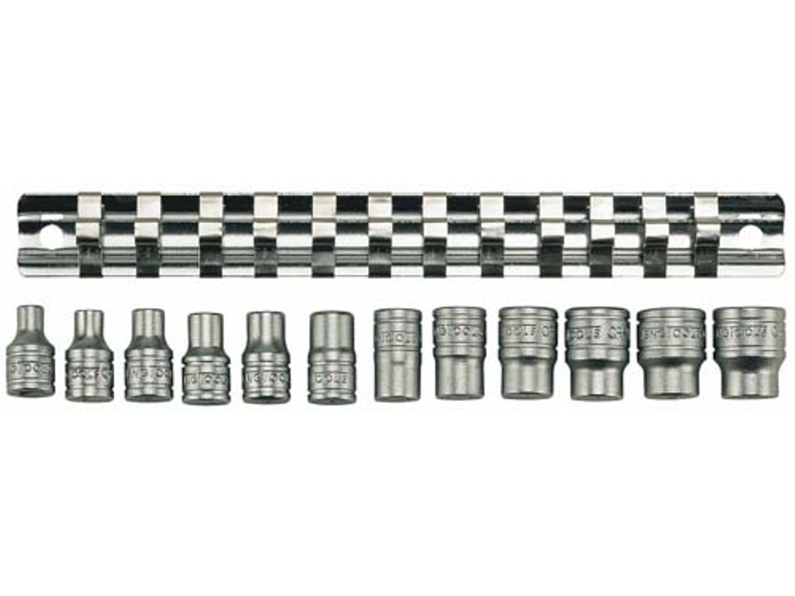 Chaves De Caixa 1/4' 12 Peças Teng Tools M1412