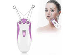 Depilação Facial Elétrica Sem Fio Para Mulheres, Removedor De Cabelo Facial Liberado Removedor De Algodão Depilador De Linha Para Remoção Rápida