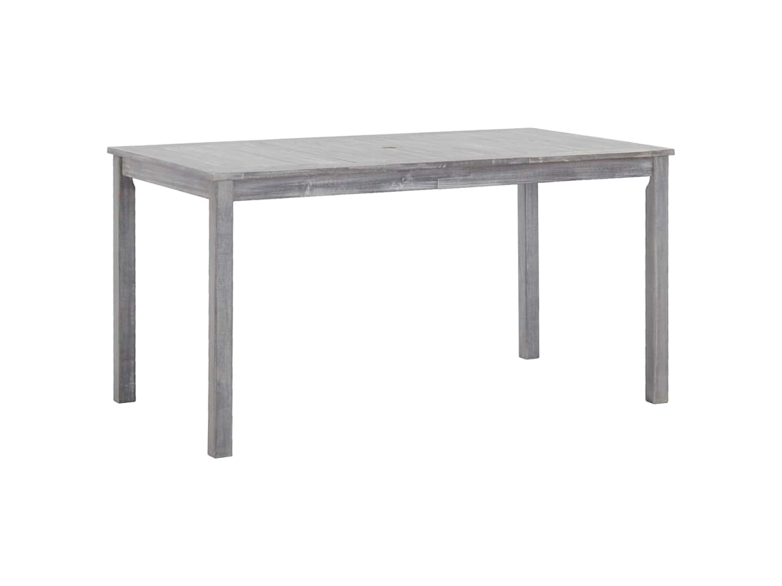 Maison Exclusive - 5 Pcs Conjunto De Jantar Para Exterior Acácia Maciça Cinzento