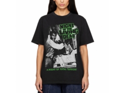 Rockinstone Night Of The Living Dead Notld Total Terror Black T-shirt Size:s