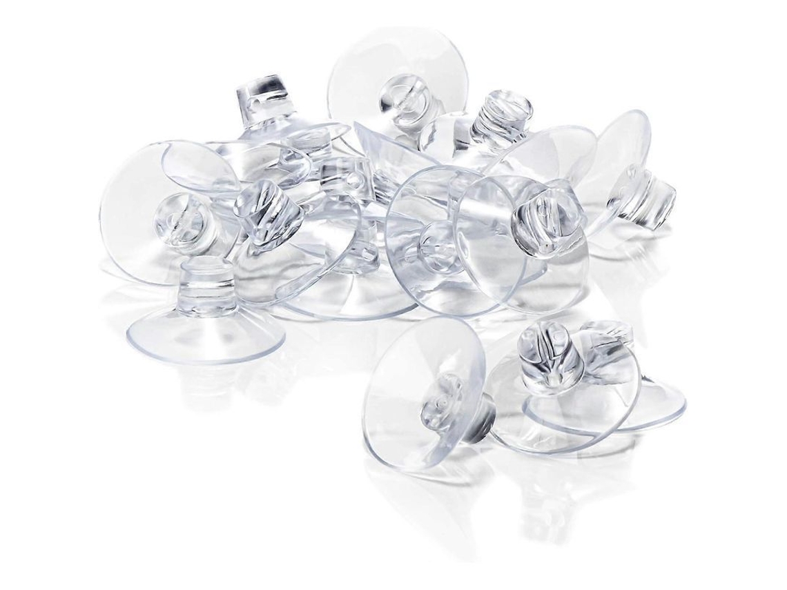 Suporte De Ventosa Com Gancho De Metal Transparente - 48 Unidades Para Decorações, Toalhas E Luzes De Natal