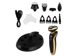 2026 kit de Barbear Eléctrico Multifuncional com Tesoura para Cabelo Nasal Recarregável e Lâmina