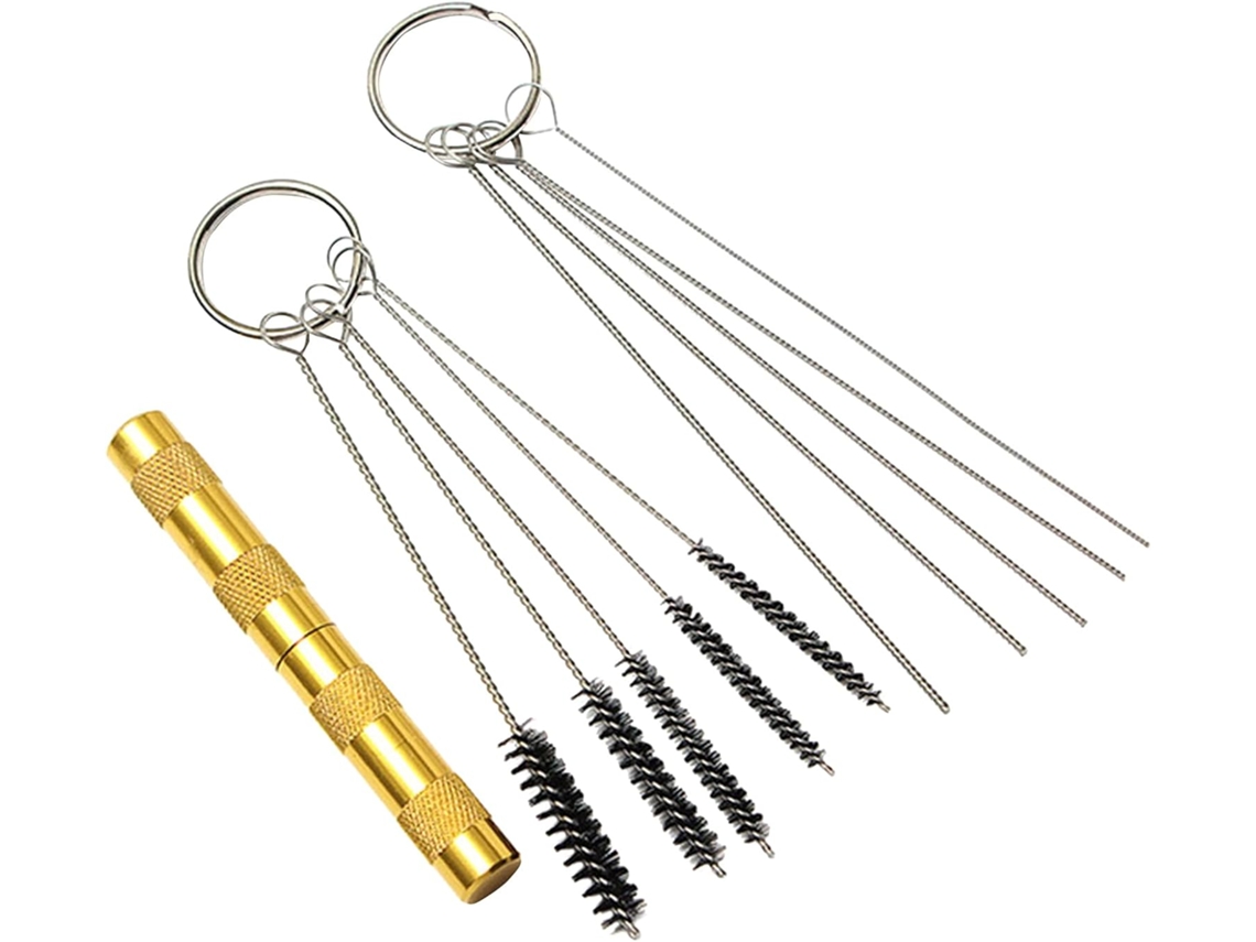 Escova De Limpeza Para Aerógrafo, Ferramenta Potente Para Limpeza De Agulhas.