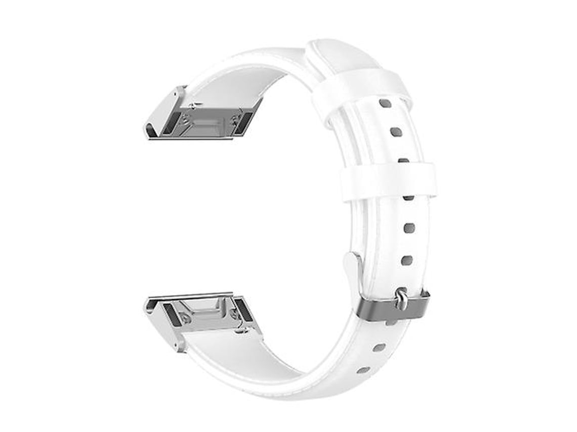 Lurelia Garmin Fenix 6/ 7 Pulseira De Couro Bezerro Com Cera Óleo E Liberação Rápida Em Branco