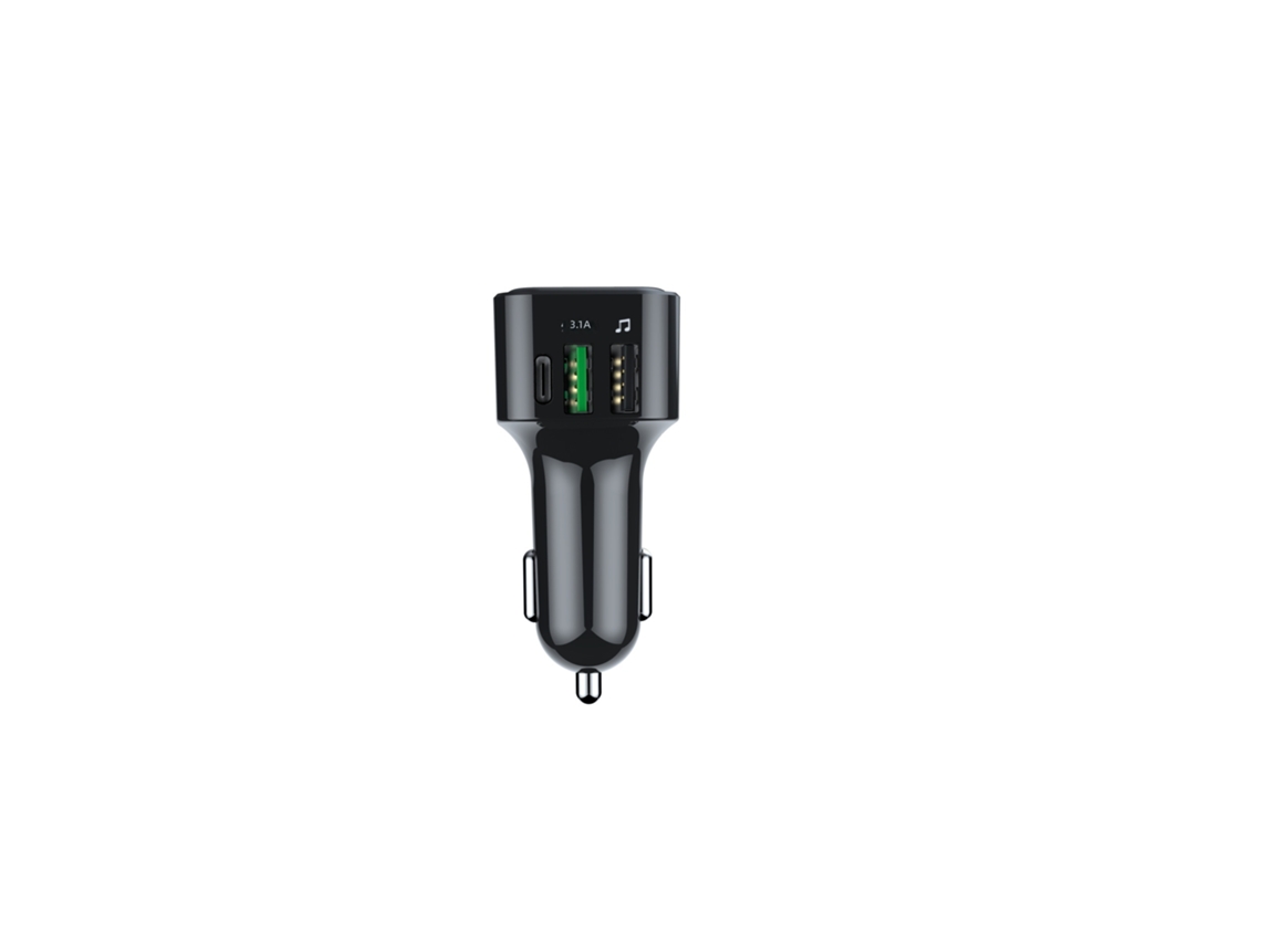 Transmissor Bluetooth MP3 F10, Luz Ambiente, Carregamento Rápido, Portátil CHABERLU