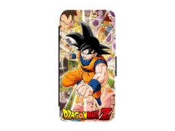 Capa Flip Para Iphone 17 Pro Max Com Estampa De Dragon Ball Z Em Estilo Mangá.