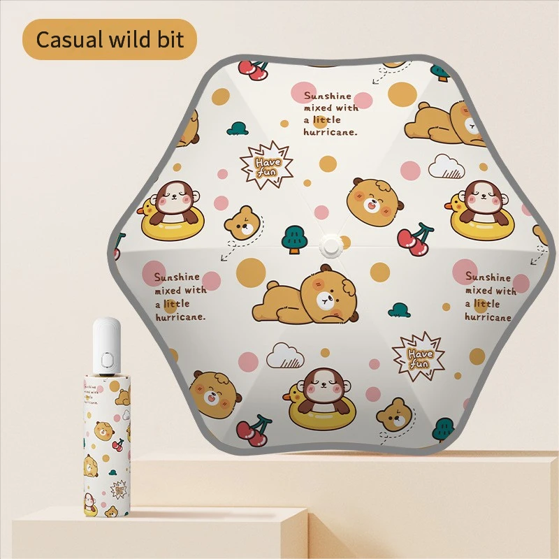 Guarda chuva de Bolso Leve MDUG Proteção UV (roxo)