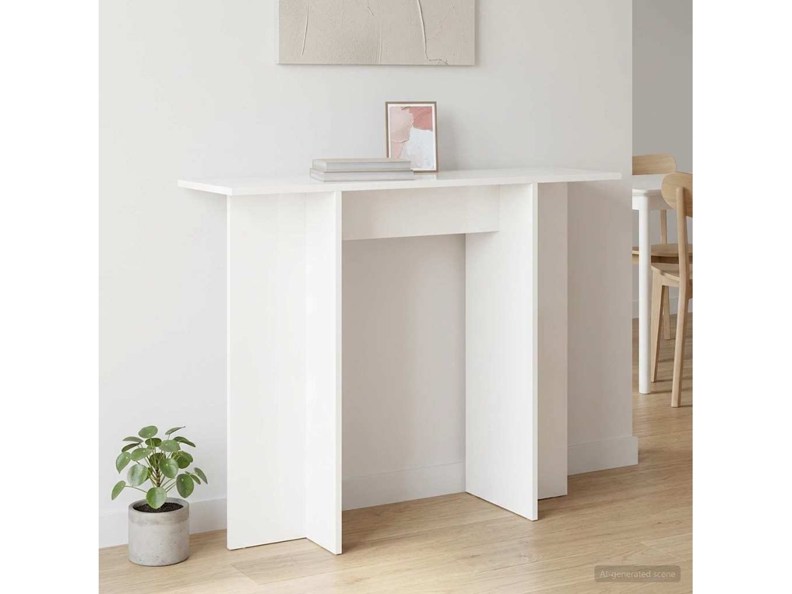 Vidaxl Aparador Branco 100 X 30 X 75 Cm Derivados De Madeira