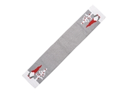 Laxiscreed Bandeira De Mesa Decorativa Para Festas Com Boneca Sem Rosto Em Cinza