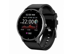 Relógio Inteligente Com Monitor De Saúde, Controle De Música, Alertas De Chamadas E Visor Digital.