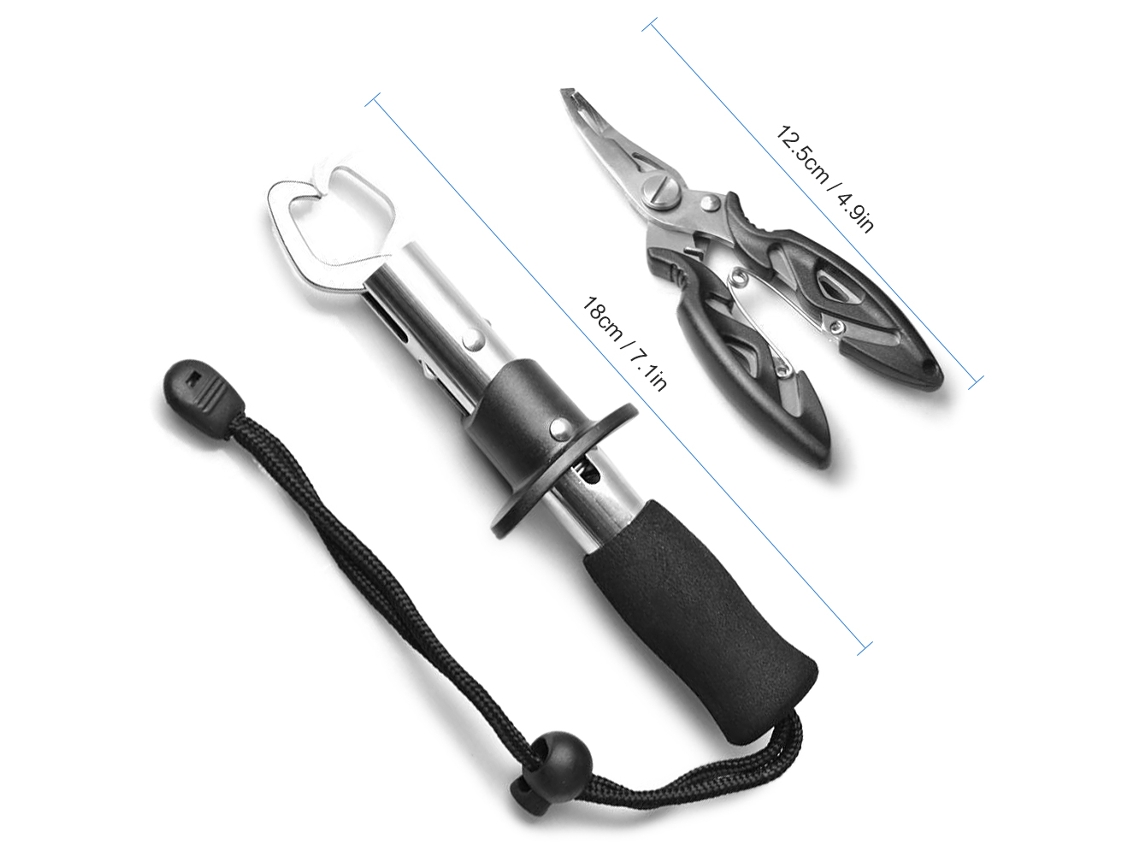 Conjunto de Alicate e Garra para Peixe com Controle