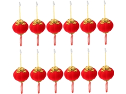 Conjunto De 16 Lanternas S Para As Festividades De Ano Novo, Lanternas Suspensas Para E Externo, Par Gokoco