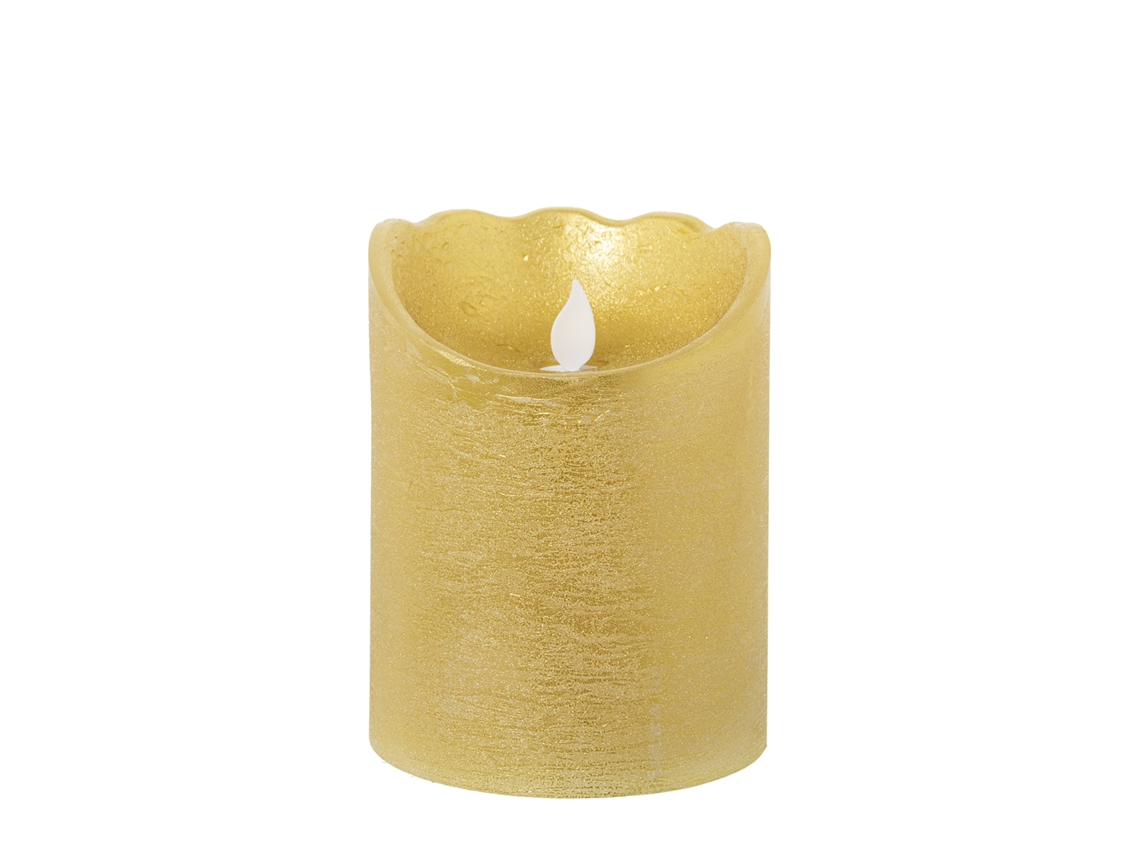 Set 4 Velas DRW Dourado (10x12,5 cm)
