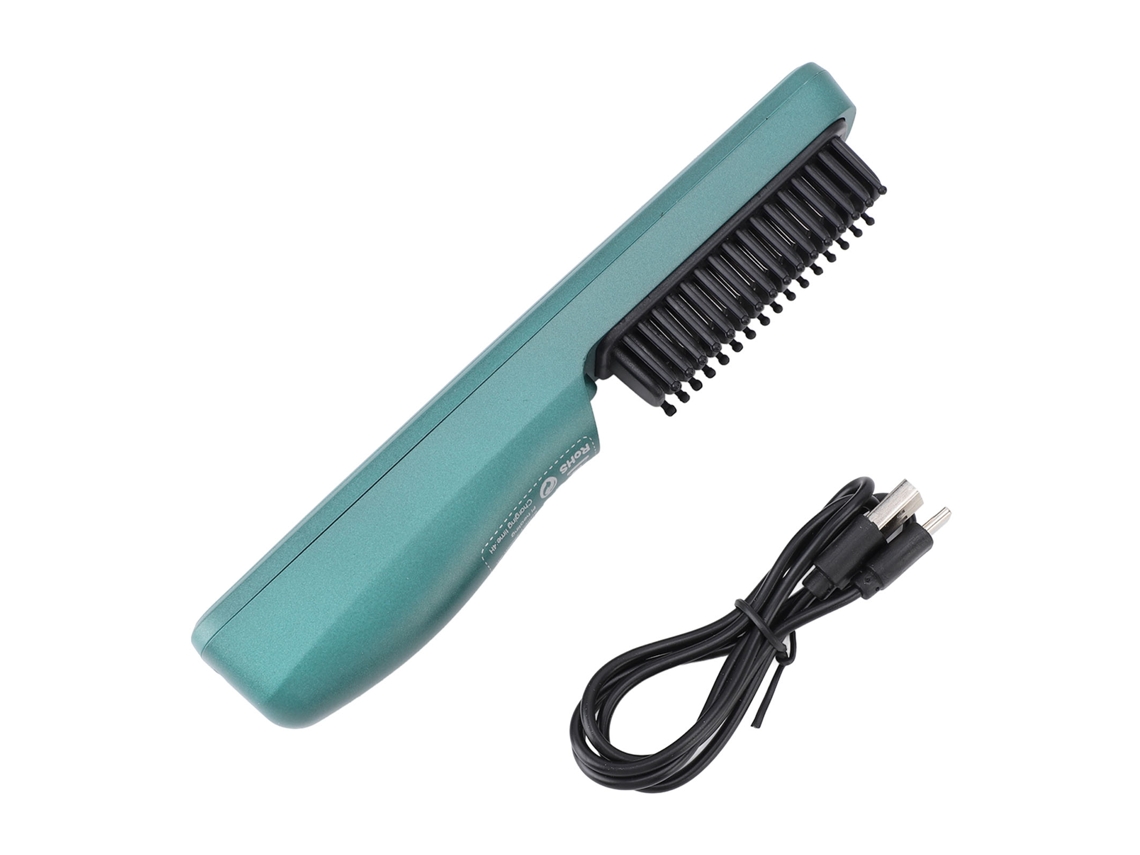 2026-peine Plancha De Pelo Inalámbrico Recargable Usb Con Iones Negativos Portátil Para Hogar Y Viaje
